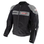 Joe Rocket Black Gray Motorcycle Textile Jacket