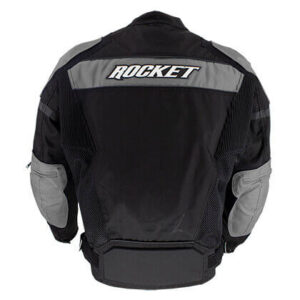 Joe Rocket Black Gray Motorcycle Textile Jacket