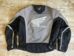 Joe Rocket Honda Motorcycle Black And Gray Textile Jacket