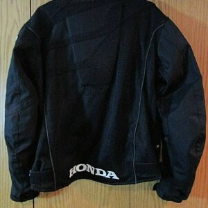 Joe Rocket Honda Motorcycle Racing Black Textile Jacket