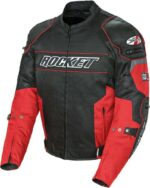 Joe Rocket Motorcycle Black And Red Textile Jacket