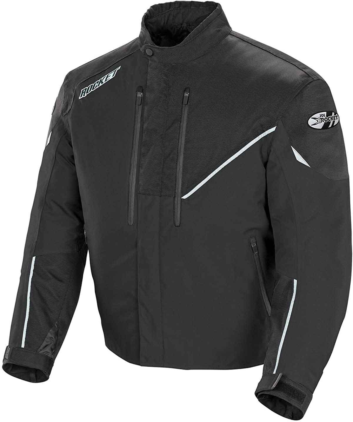 Joe Rocket Motorcycle Black Racing Textile Jacket (1) Joe Rocket Motorcycle Black Racing Textile Jacket
