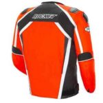 Joe Rocket Motorcycle Orange And Black Leather Jacket