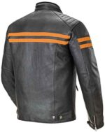 Joe Rocket Motorcycle Racing Black Leather Jacket