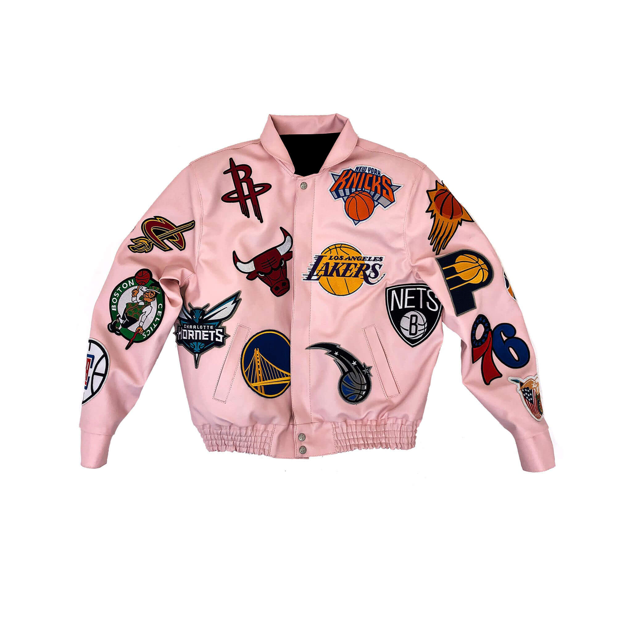 pink nba jacket