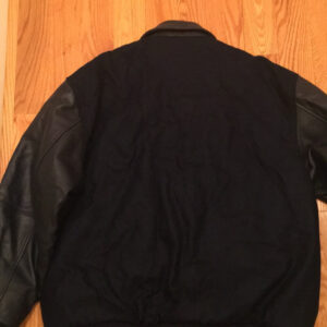 MLB Black Boston Red Sox Wool Leather Jacket