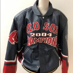 MLB Boston Red Sox 2004 World Series Leather Jacket