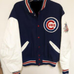 MLB Jeff Hamilton Chicago Cubs Wool Leather Jacket