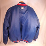 MLB Wrigley Field Chicago Cubs Blue Leather Jacket