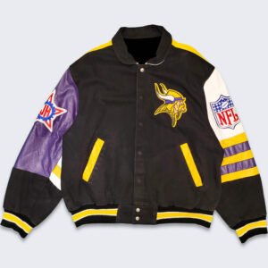 Minnesota Vikings Vintage Jeff Hamilton Varsity Jacket