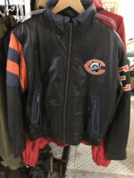 NFL Chicago Bears Big Logo Leather Jacket