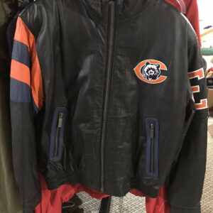 NFL Chicago Bears Big Logo Leather Jacket