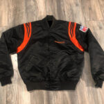 NFL Cincinnati Bengals Orange Black Satin Jacket