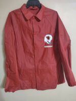 NFL Football Arizona Cardinals Red Leather Jacket