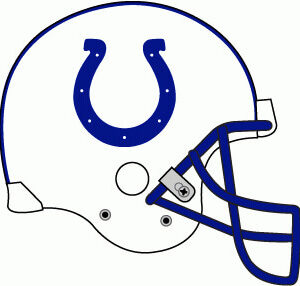 NFL Indianapolis Colts Helmet Logo Patch