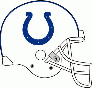 NFL Indianapolis Colts Team Helmet Logo Patch