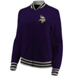 NFL Minnesota Vikings Purple Wool Jacket