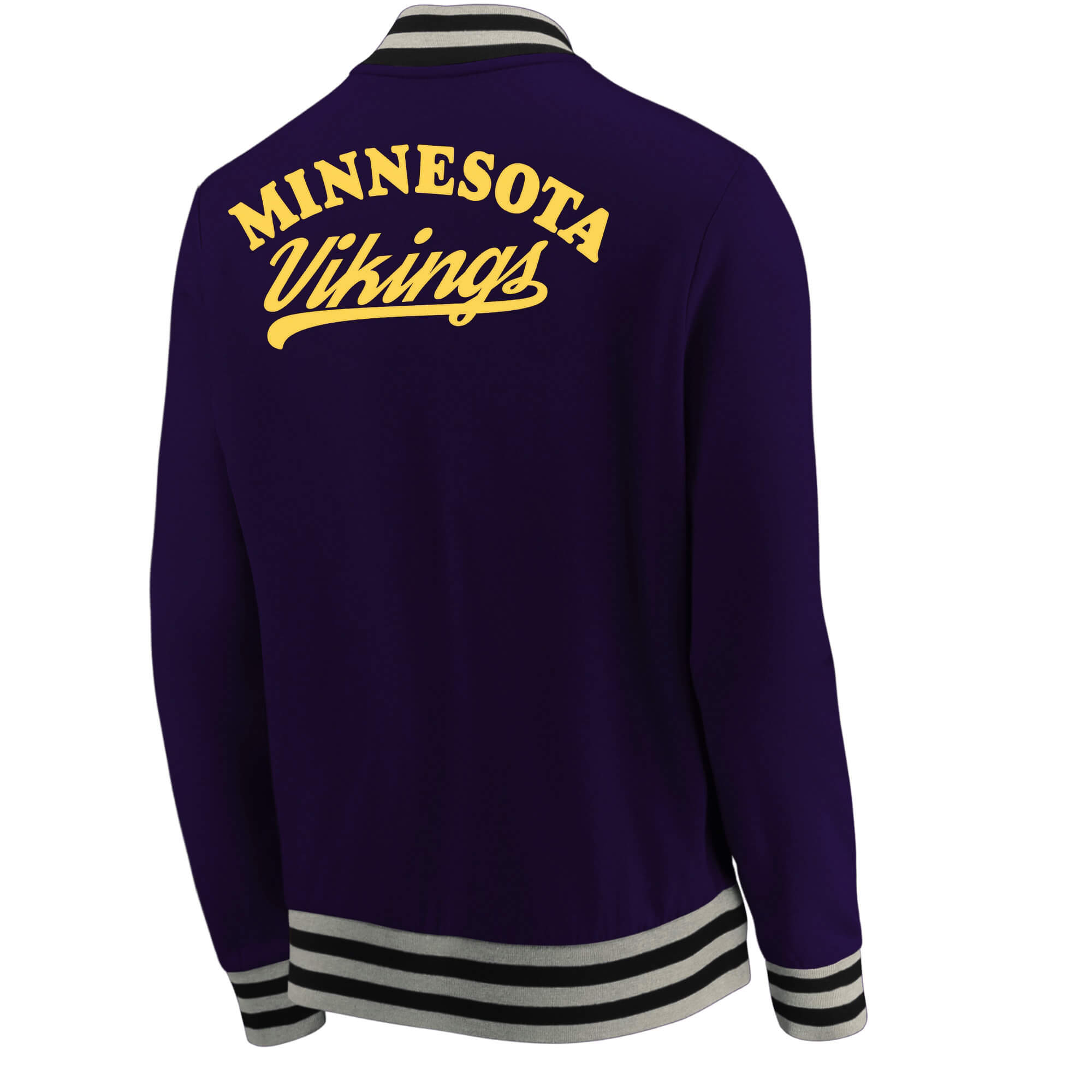 NFL Minnesota Vikings Purple Wool Jacket (2) NFL Minnesota Vikings Purple Wool Jacket
