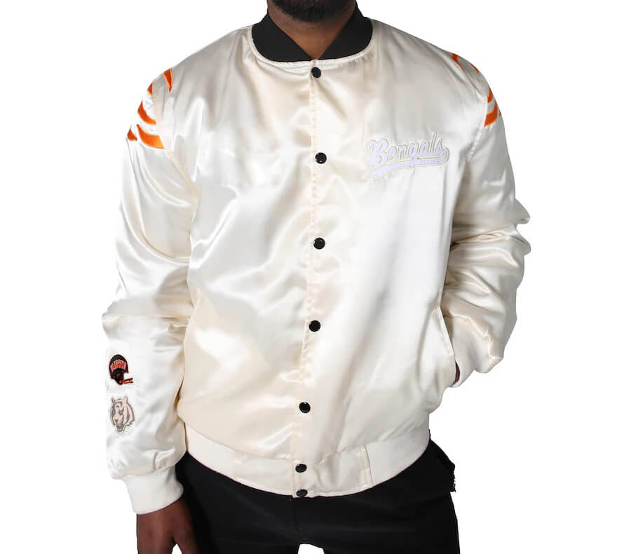 bengals white super bowl jacket