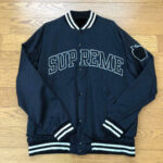 Navy Blue Supreme Apple Cotton Jacket