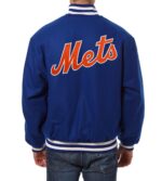 New York Mets MLB Blue Wool Jacket