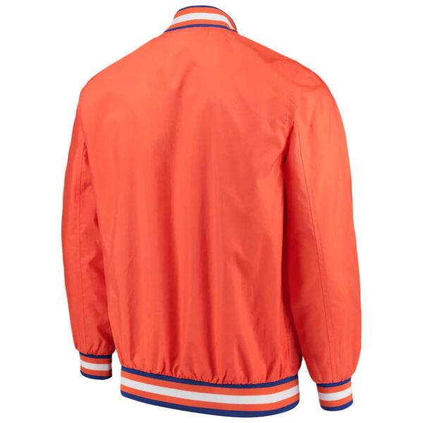 New York Mets Orange Jet Game Half Zip Jacket