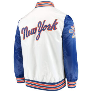 New York Mets White The Legend Satin Jacket