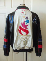 Olympics Games USA 1996 Leather Souvenir Jacket