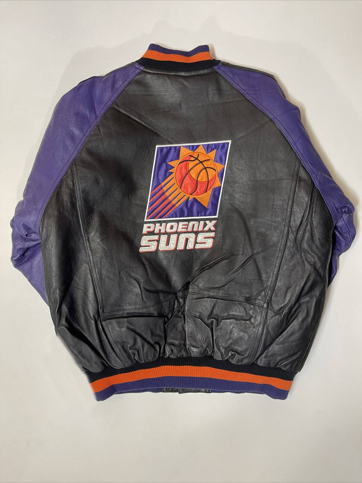 Maker of Jacket Fashion Jackets Vintage Phoenix Suns Silver NBA Basketball Satin