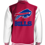 Pink Vintage NFL Buffalo Bills Cotton Jacket