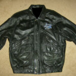 Pro Player Black Detroit Lions Leather Jacket