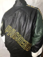 Pro Player NFL Green Bay Packers Black Leather Jacket