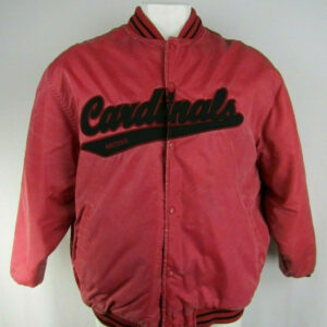Red Arizona Cardinals Satin Full Snap Jacket