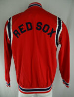 Red Vintage MLB Boston Red Sox Cotton Jacket