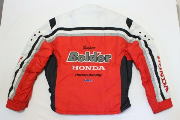 Red White Honda Motorcycle Racing Textile Jacket