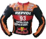 Repsol Honda Motorcycle Racing Leather Jacket