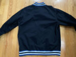 Supreme Blue Cotton Varsity Jacket
