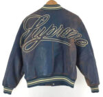 Supreme Blue Leather Varsity Jacket