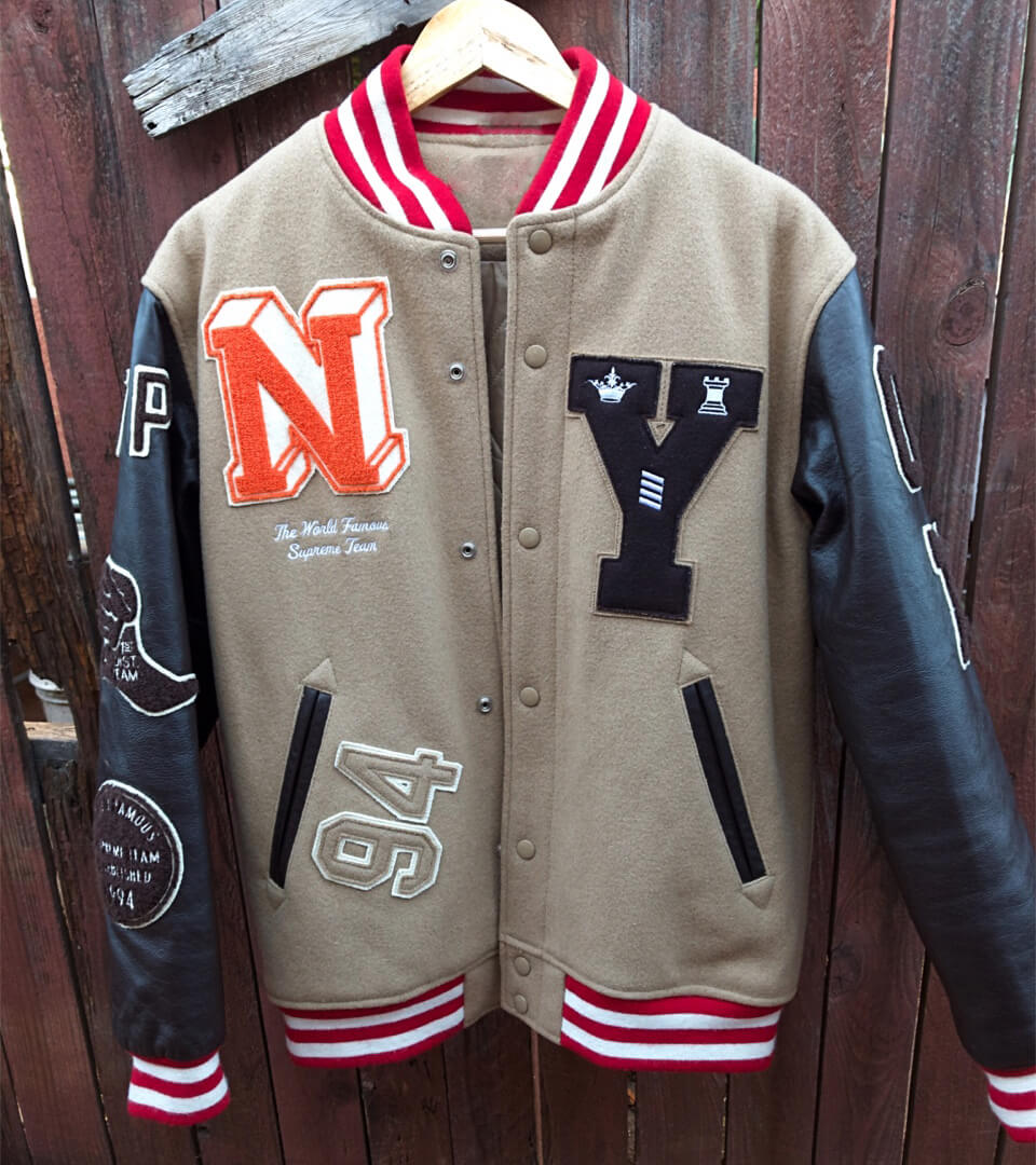 Supreme Leather Basemall Supreme Louis Vuitton Jacket