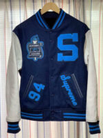 Supreme Team Wool And Leather Varsity Jacket