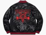 Supreme Thrasher Satin Varsity Jacket