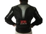 Suzuki GSXR Motorcycle Black Racing Leather Jacket