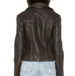 Ted Lasso Flo Collins Black Leather Jacket