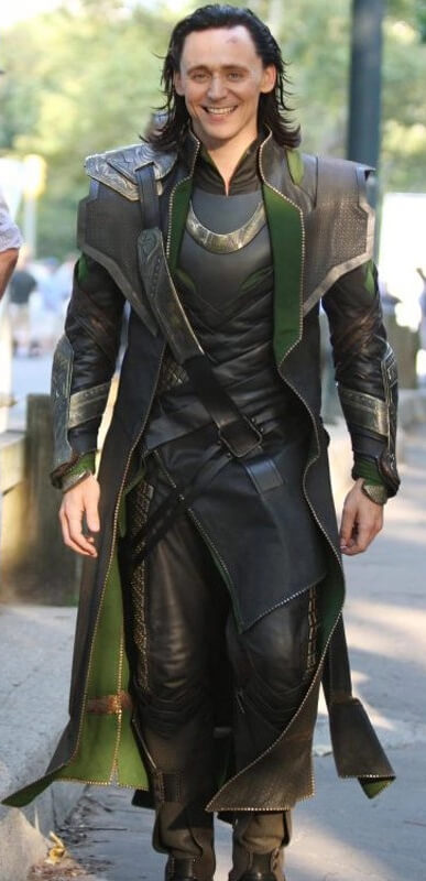 Tom Hiddleston Loki Black Leather Coat (1) Tom Hiddleston Loki Black Leather Coat