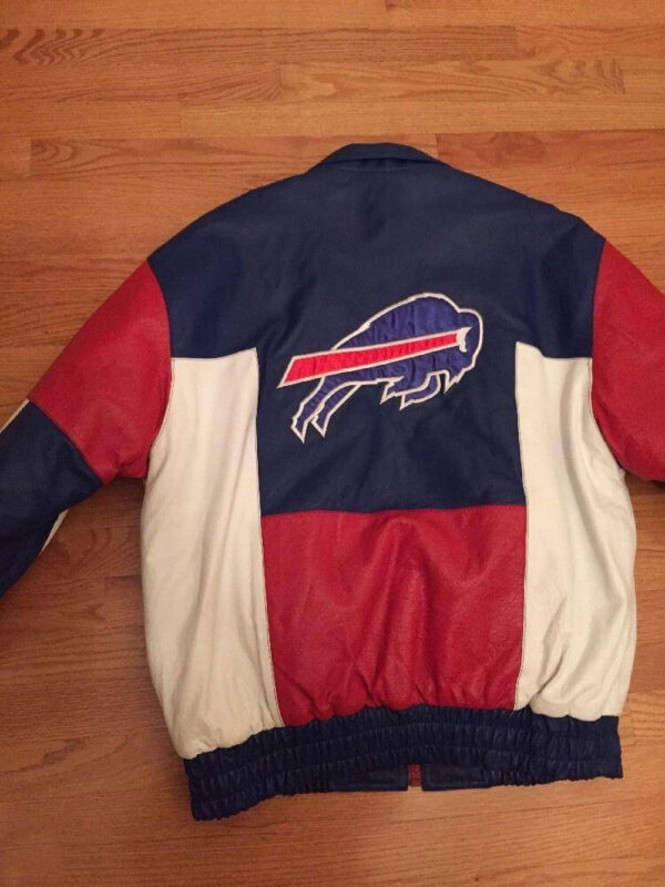 Vintage 90's Buffalo Bills Pro Player Leather Jacket