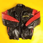 Vintage 90s Looney Tunes Black Leather Jacket