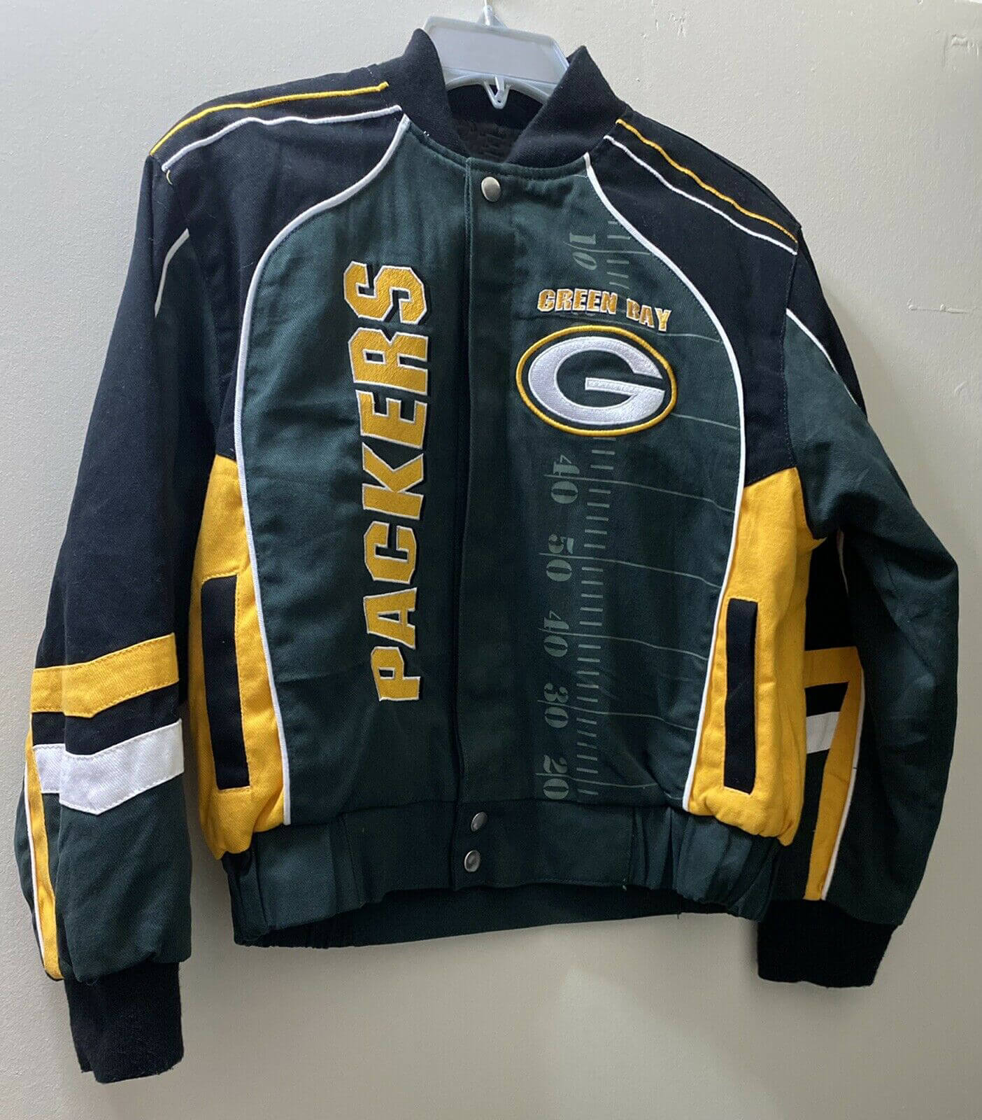 Vintage 90s NFL Green Bay Packers Varsity Jacket - Maker of Jacket