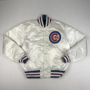 Chicago Cubs Colorblocked 1914 Satin Raglan Full-Snap Jacket