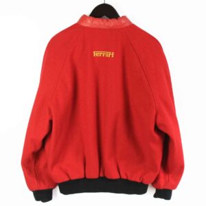 Vintage Ferrari Red Wool Varsity Jacket
