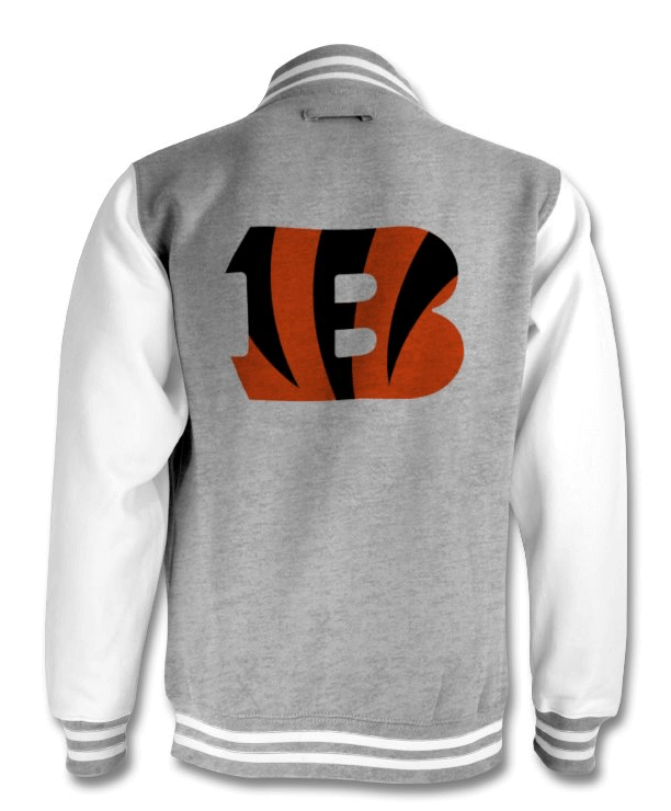 Vintage Gray NFL Cincinnati Bengals Cotton Jacket (2) Vintage Gray NFL Cincinnati Bengals Cotton Jacket